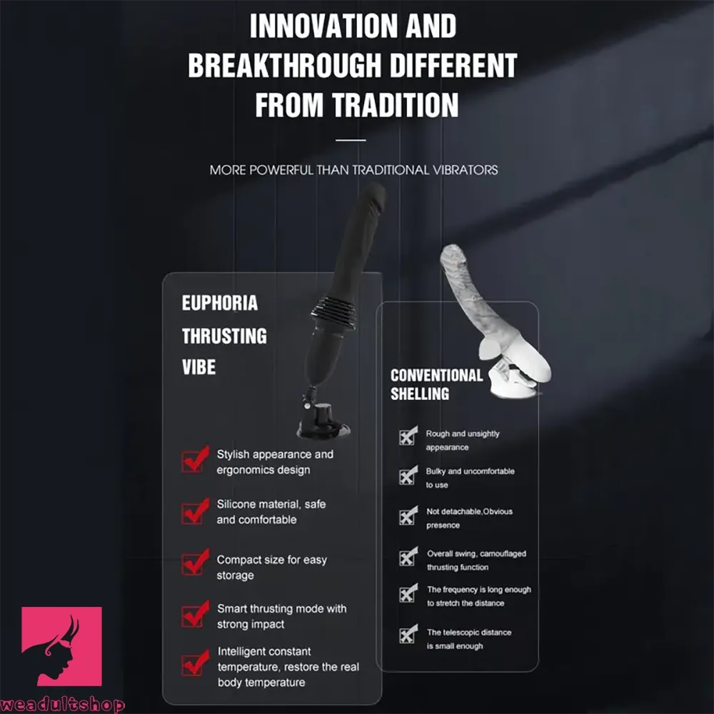 14.96in Auto Thrusting Real Stretching Distance Dildo Sex Machine