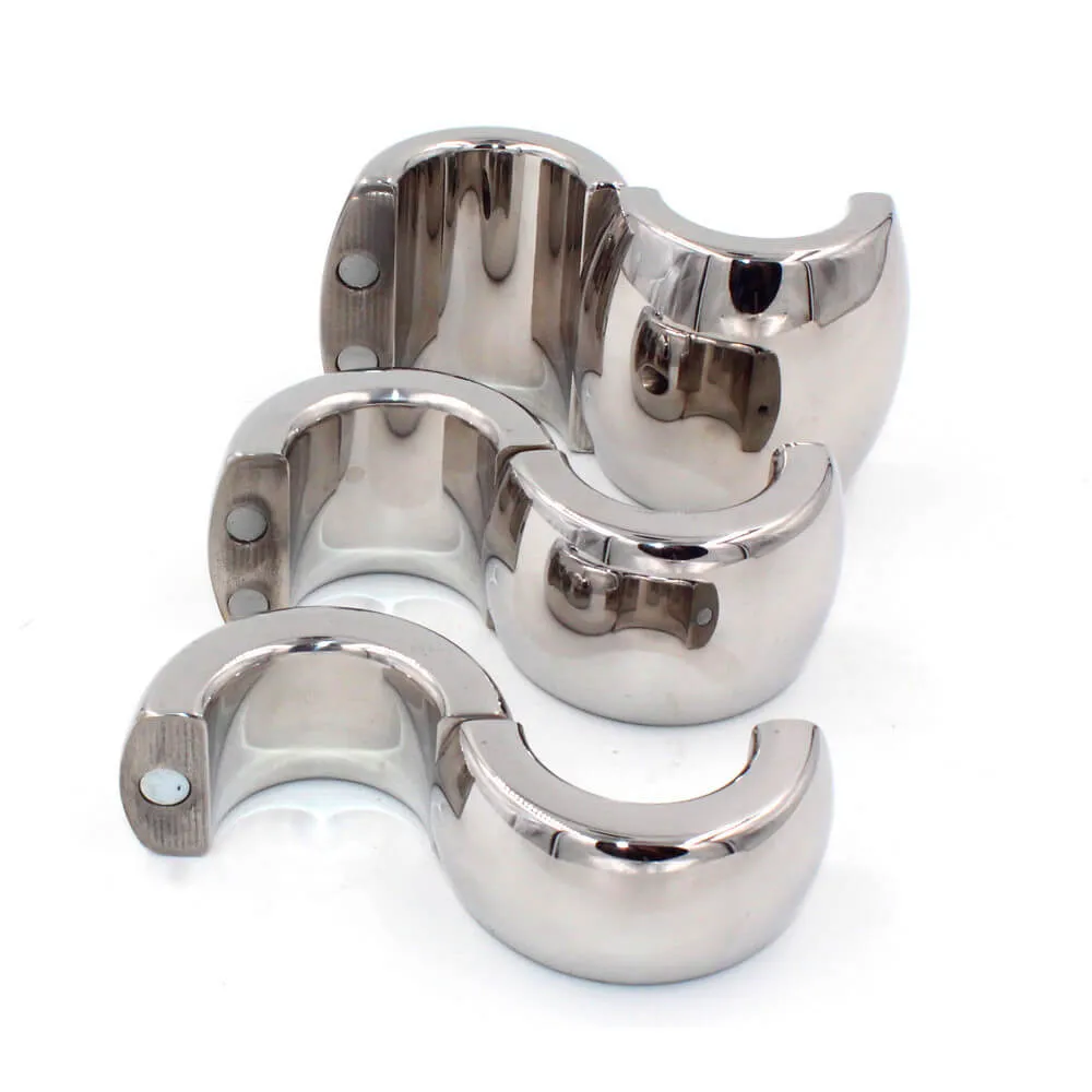 3 Size Stainless Steel Scrotum Penis Restraint Pendant Ball Stretcher