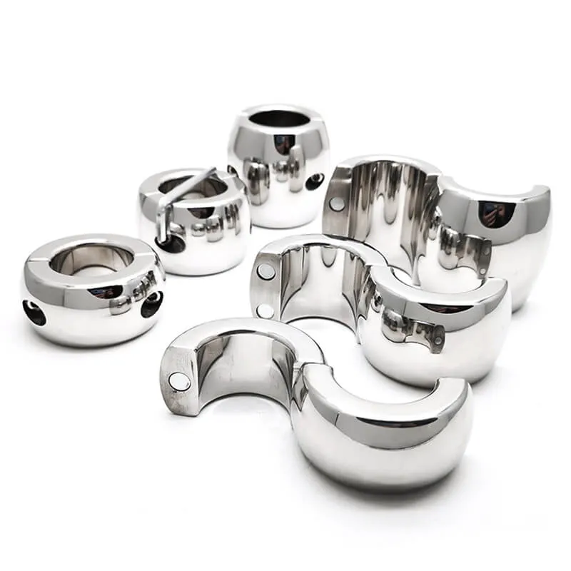 3 Size Stainless Steel Scrotum Penis Restraint Pendant Ball Stretcher