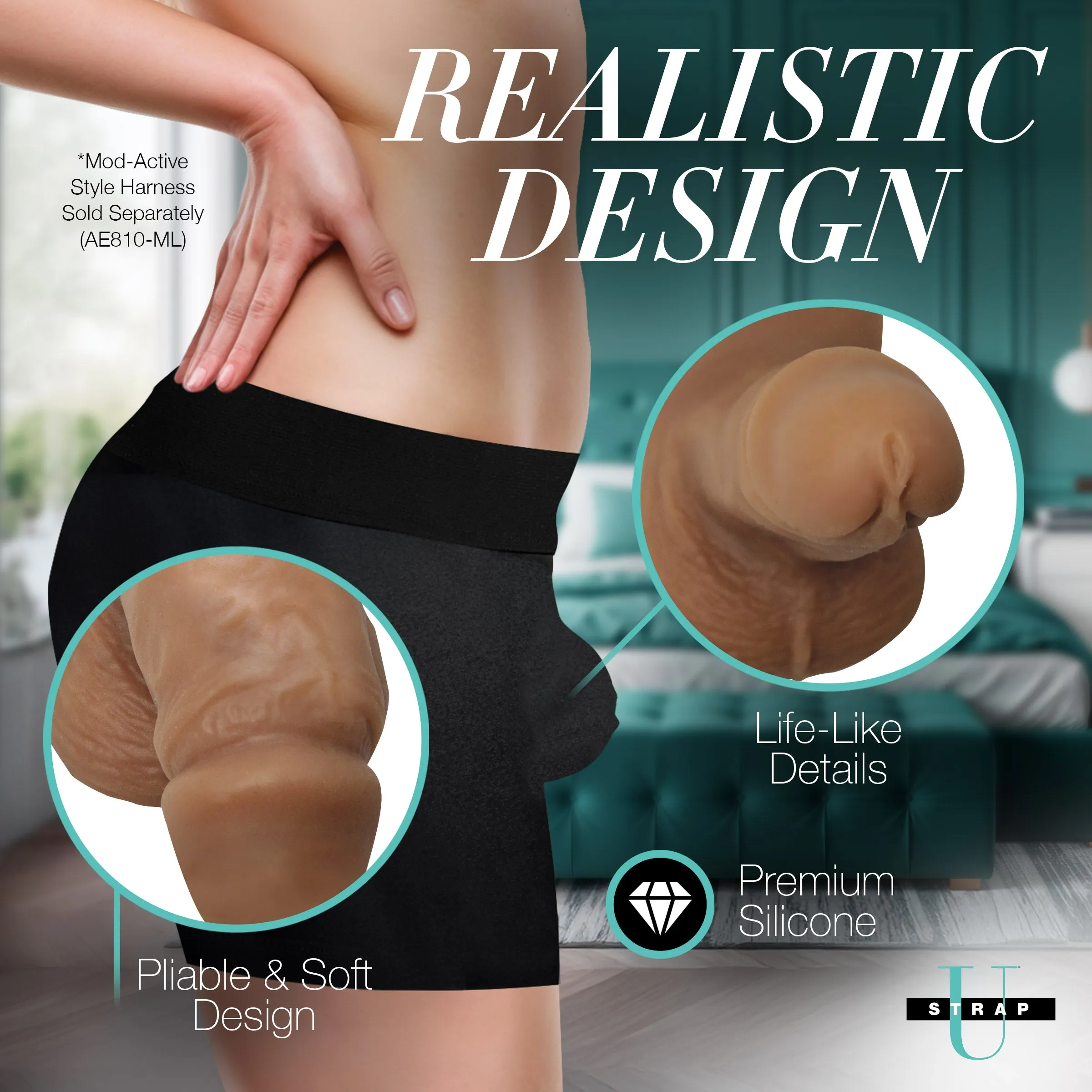 3.6 Silicone Packer Dildo - Medium