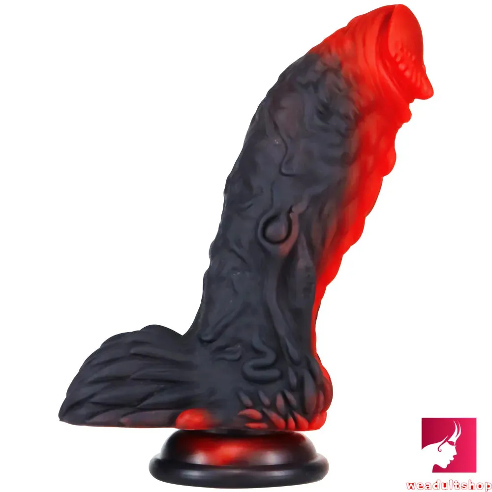 7.28in Fantasy Silicone Dragon Realistic Looking Dildo Love Toy