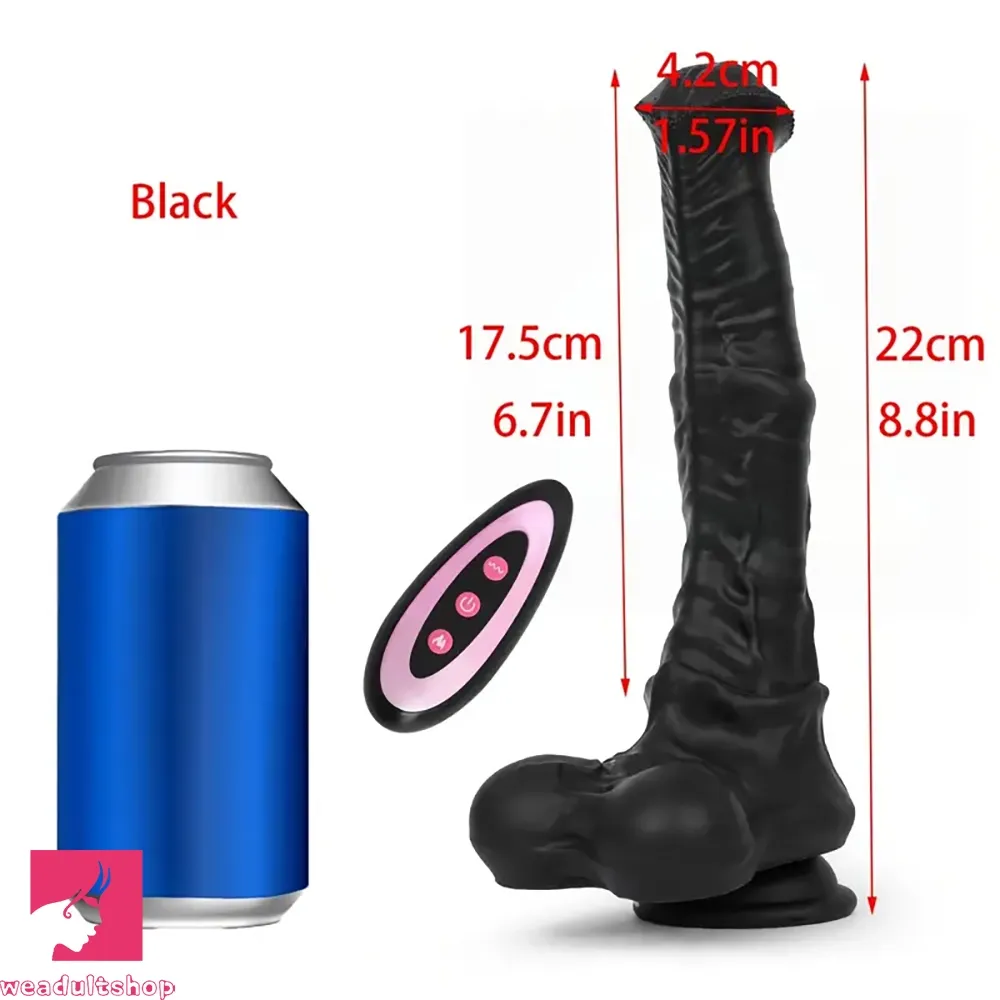 8.8in Vibrating Horse Thrusting Dildo Female Sex Toy For G Spot Clit
