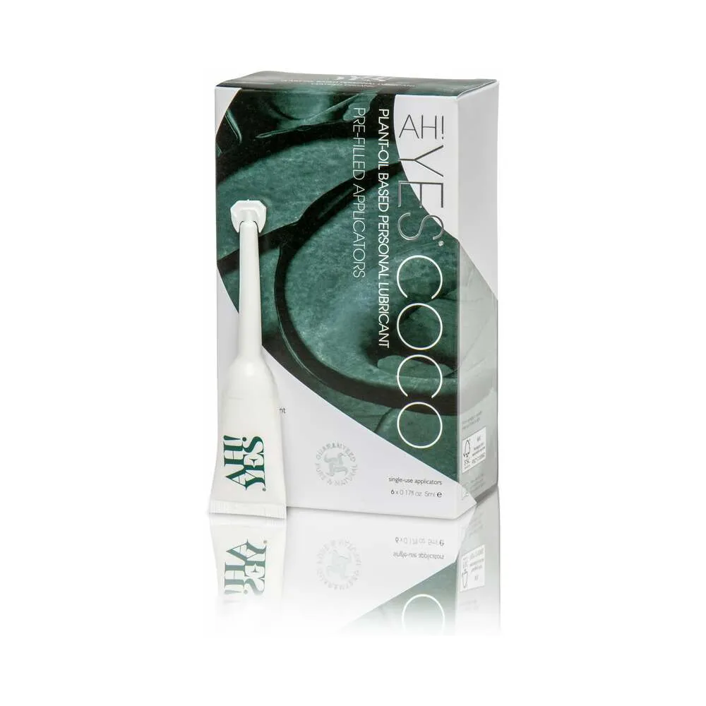 AH! YES COCO Plant-Oil Lubricant 0.17oz 6pk