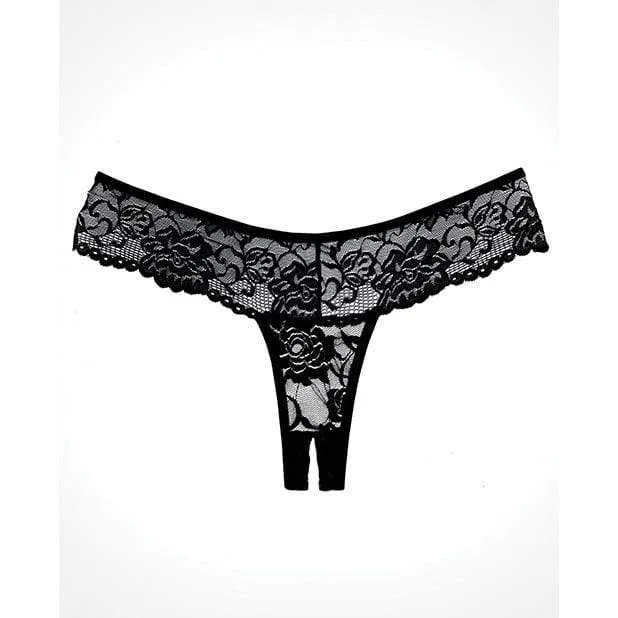Allure Lingerie - Adore Chiqui Love Thong O/S (Black)
