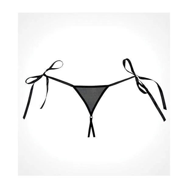 Allure Lingerie - Adore Lolita Crotchless Panty O/S (Black)