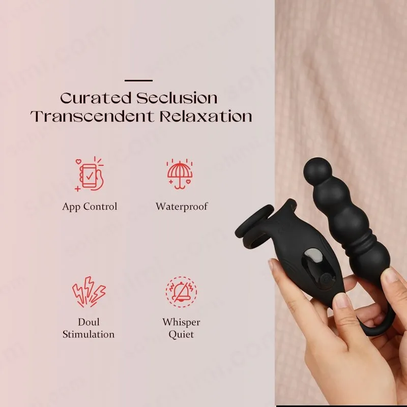 ARCHIE4| App Control Vibrating and Thrusting Anal Plug