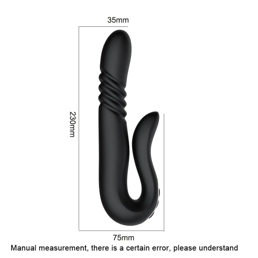Automatic Telescopic Rotation Heating Vaginal Massage Vibrator