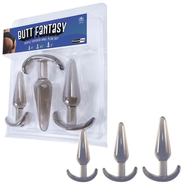 Butt Fantasy - Triple Tapered Anal Plug Set