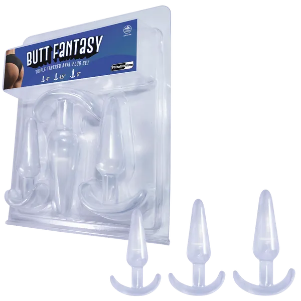 Butt Fantasy - Triple Tapered Anal Plug Set
