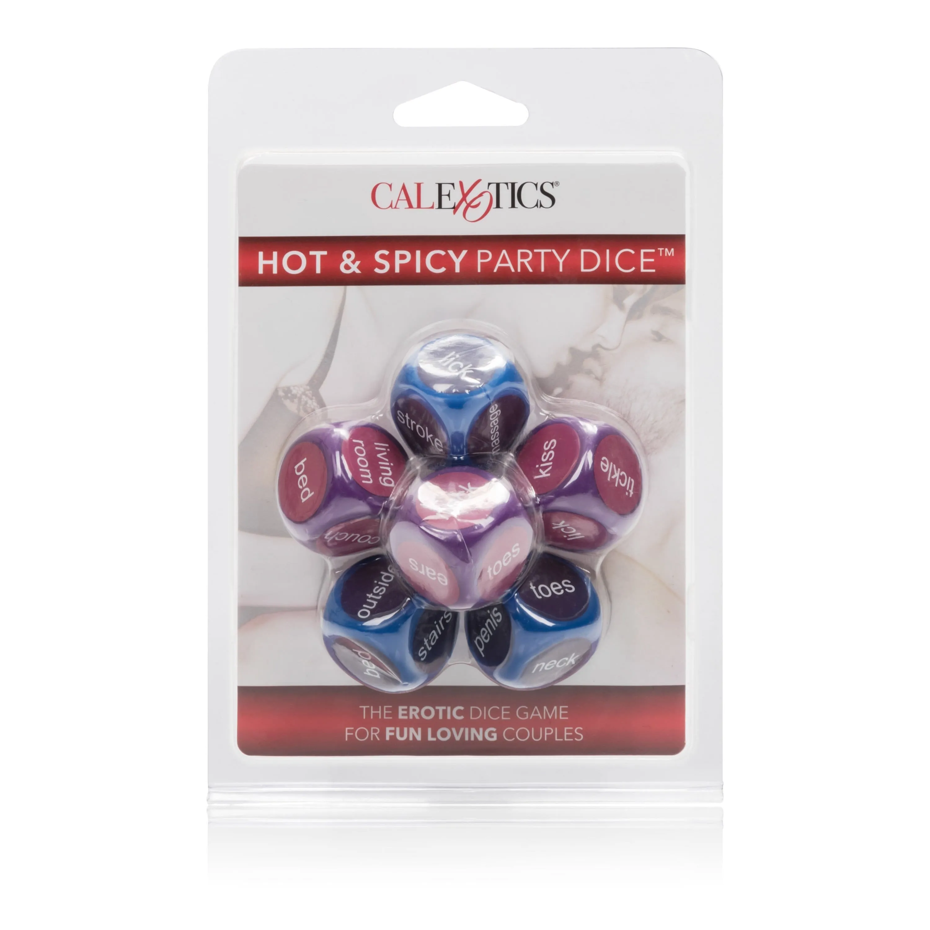 California Exotics - Hot and Spicy Party Dice (Multi Colour)