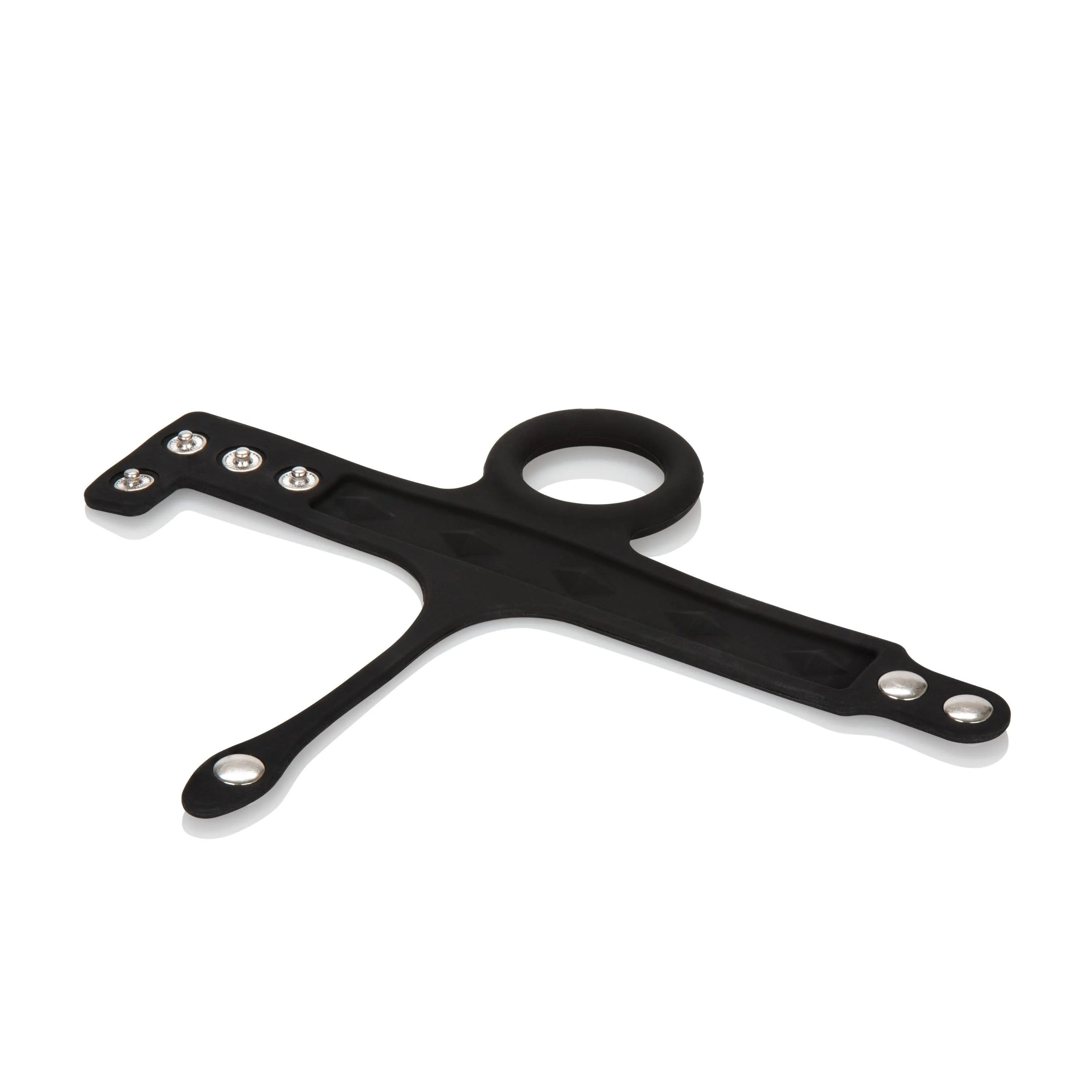 California Exotics - Silicone Tri Snap Ball Spreader (Black)