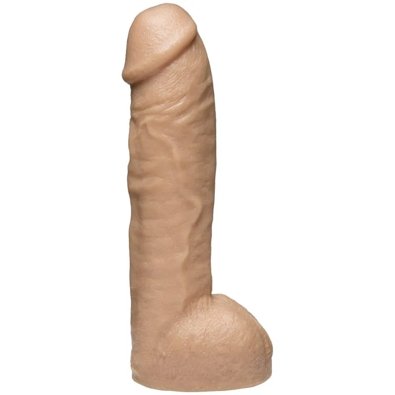 Doc Johnson Hung Vac-U-Lock Realistic Dildo Vanilla