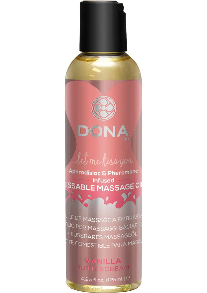 Dona Kissable Massage Oil Vanilla 3.75oz