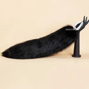 Fox Tail with Stainless Steel Anal Plug
