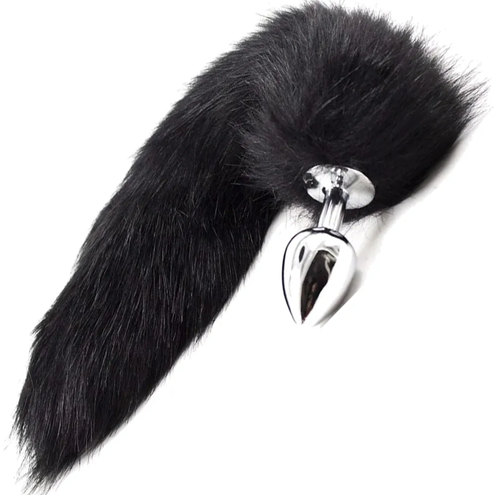 Fox Tail with Stainless Steel Anal Plug