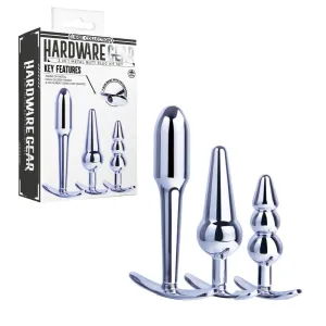 HARDWARE GEAR METAL BUTT PLUG KIT