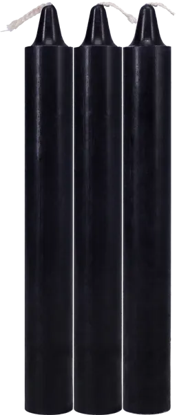 Japanese Drip Candles - 3 Pack - Black