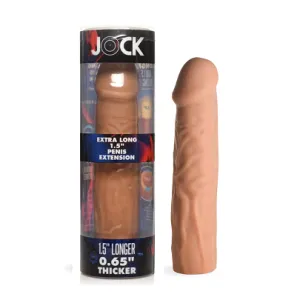JOCK Extra Long 1.5 Penis Extension Sleeve- Medium