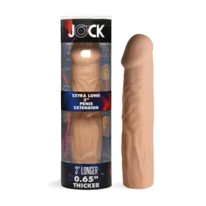 JOCK Extra Long 3 Penis Extension Sleeve - Light