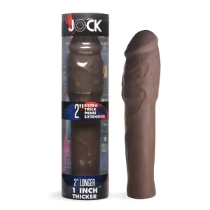 JOCK Extra Thick 2 Penis Extension Sleeve - Dark