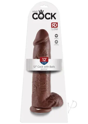 Kc 12 Cock W/balls Brown