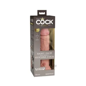 King Cock Elite Silicone Dual-density Cock 8 In. Light