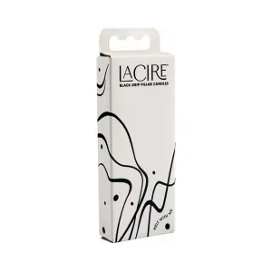 Lacire Drip Pillar Candles - Black