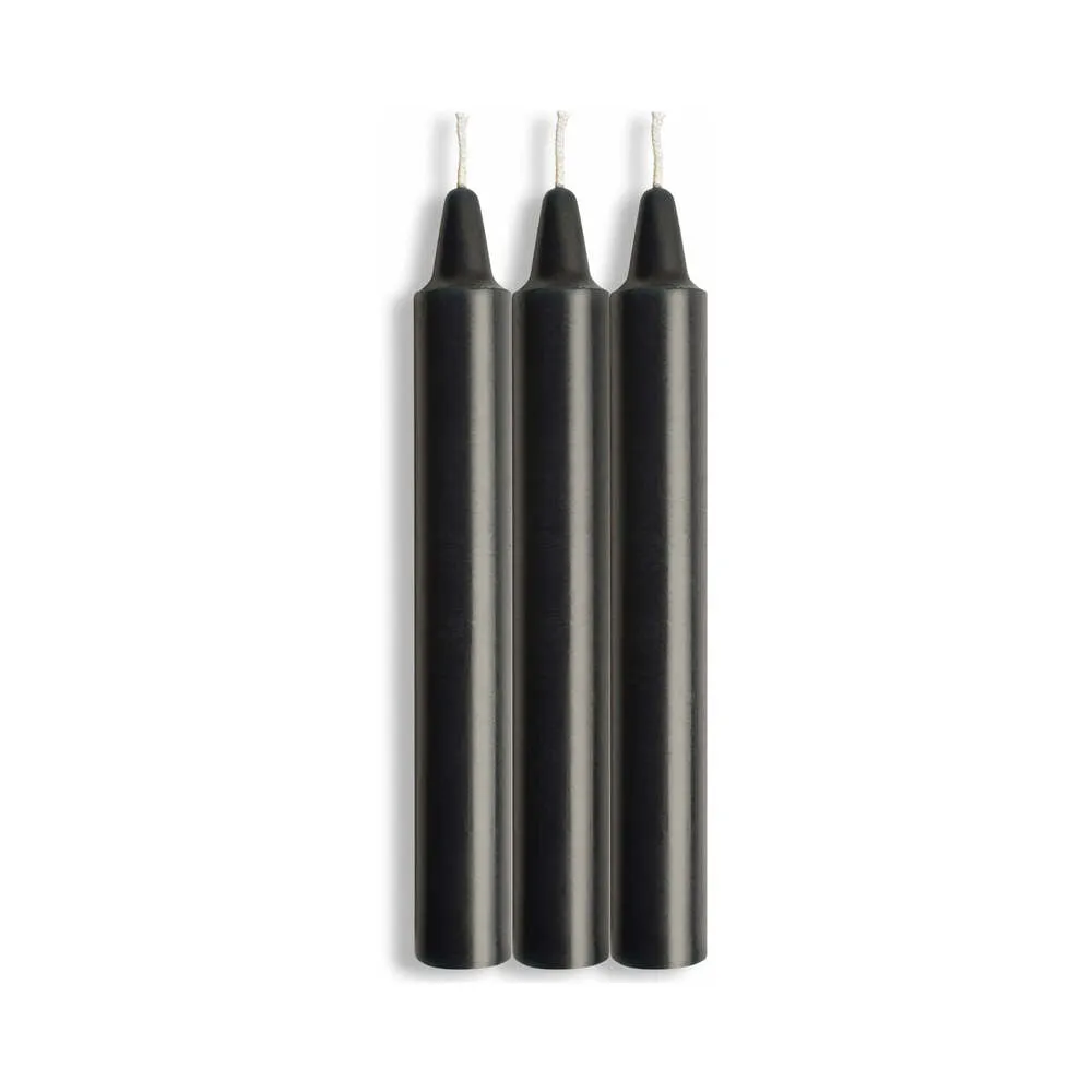 Lacire Drip Pillar Candles - Black