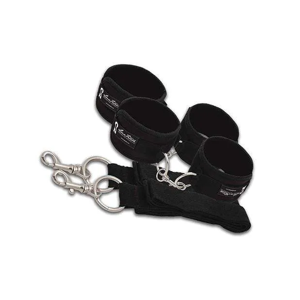 Lux Fetish - 7 Piece Bed Spreader Playful Restraint System