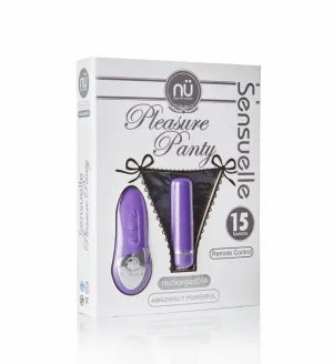Nu Sensuelle Pleasure Panty Bullet w/Remote Control 15 Function - Purple