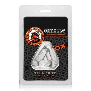 OxBalls Tri-Sport. Cocksling. Clear