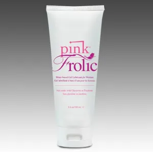 Pink Frolic Gel Lubricant - 3.3 oz Flip Top Tube