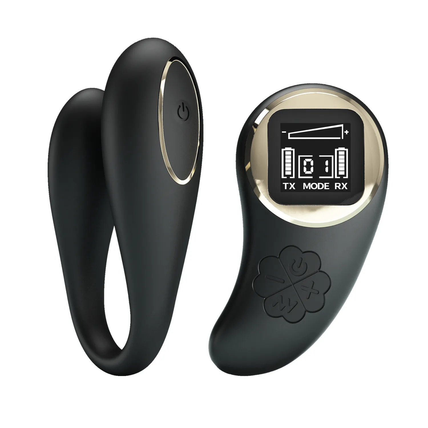 Pretty Love Nathan Remote Control LED Couples Vibrator USB Sex Toy