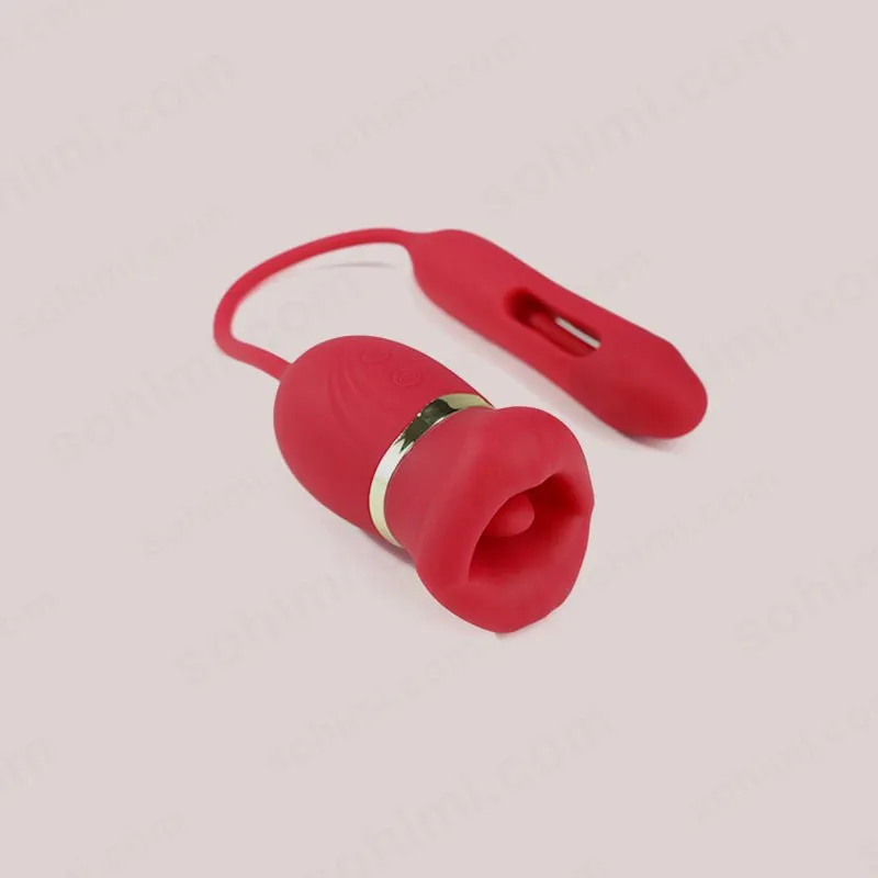 REDLIPS| 4 in 1 Licking Sucking Flapping and Vibrating G-Spot Clit Stimulator