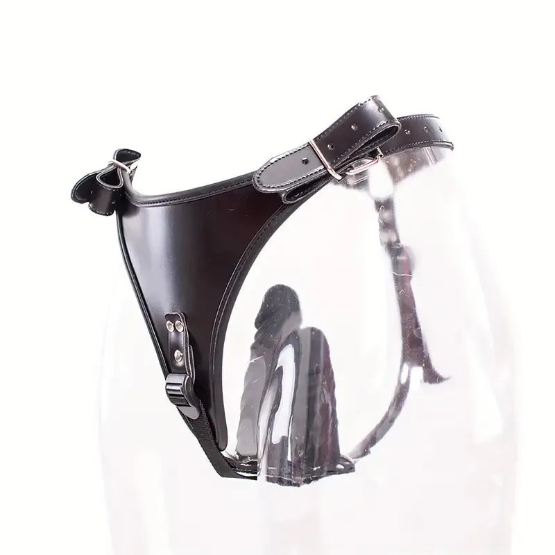 Restraint Thong Double-Headed Penis Silicone Strap-On Bondage Dildos
