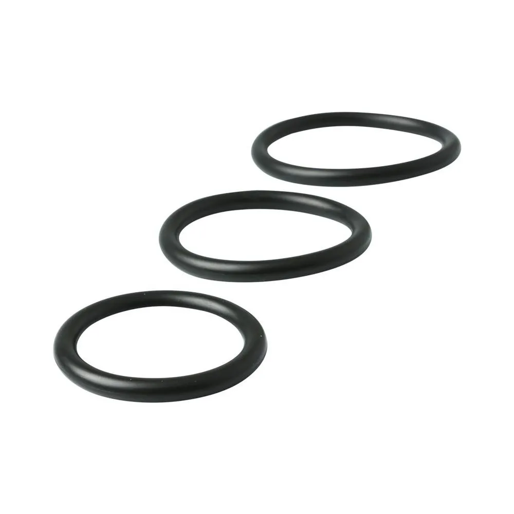 Rubber Cock Ring 1.5 inches Black