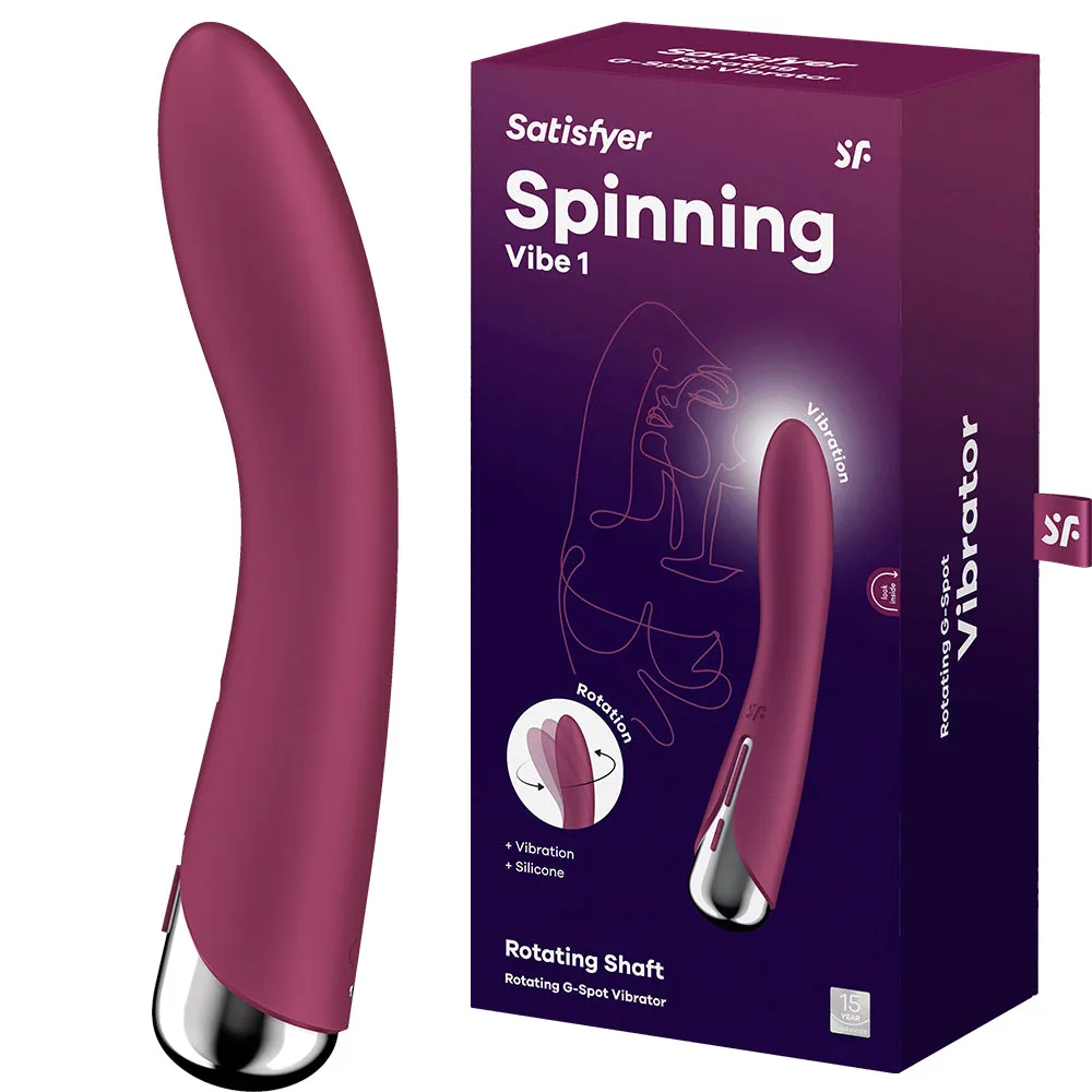 Satisfyer Spinning Vibe 1 ROTATING G-Spot Vibrator USB Unisex Personal Sex Toy