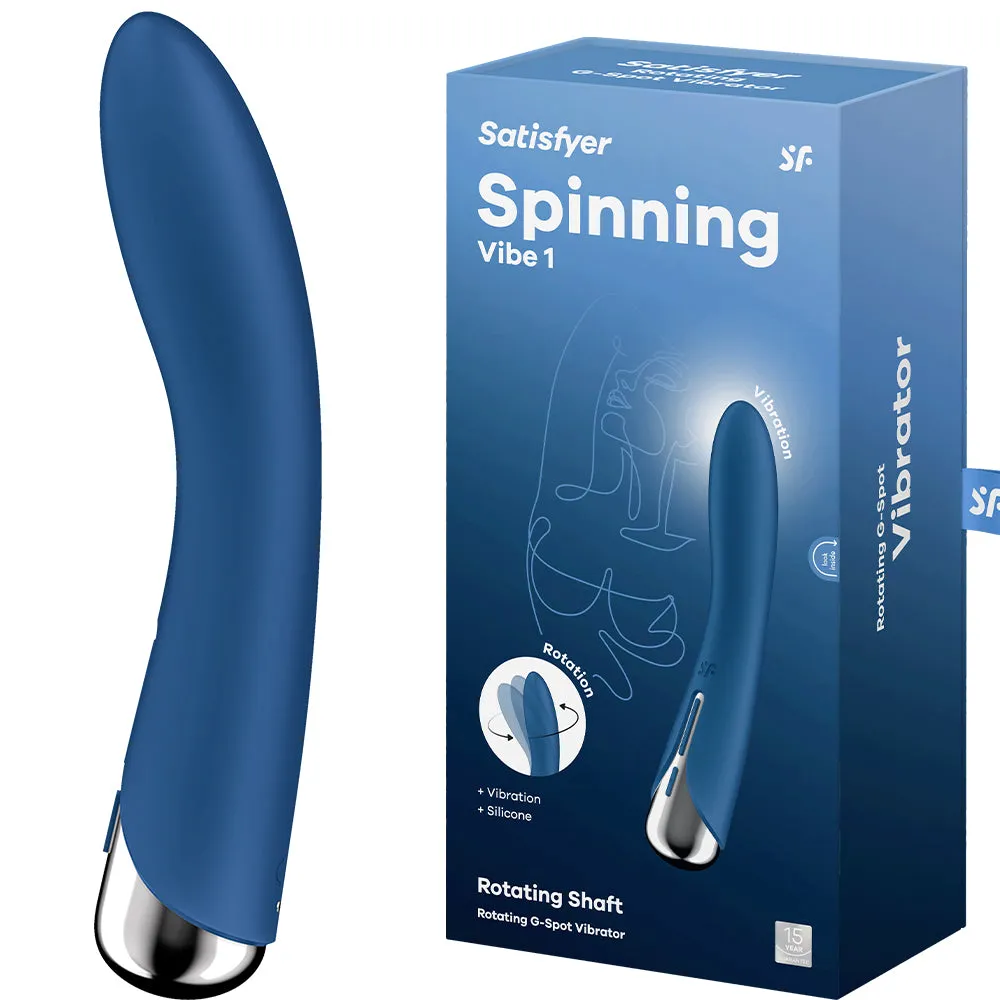 Satisfyer Spinning Vibe 1 ROTATING G-Spot Vibrator USB Unisex Personal Sex Toy
