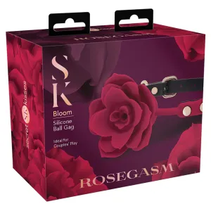 Secret Kisses Bloom Breathable Silicone Ball Gag - Red