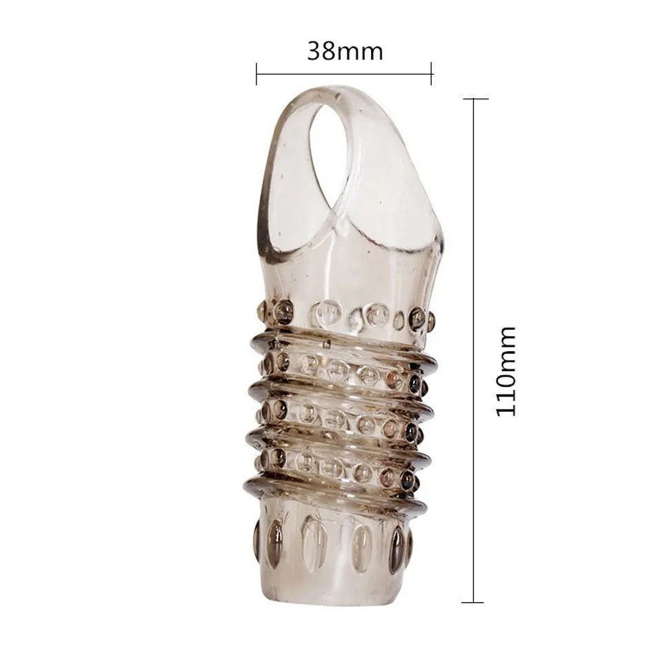 Silicone Penis Enlargement Sleeve Sex Toy