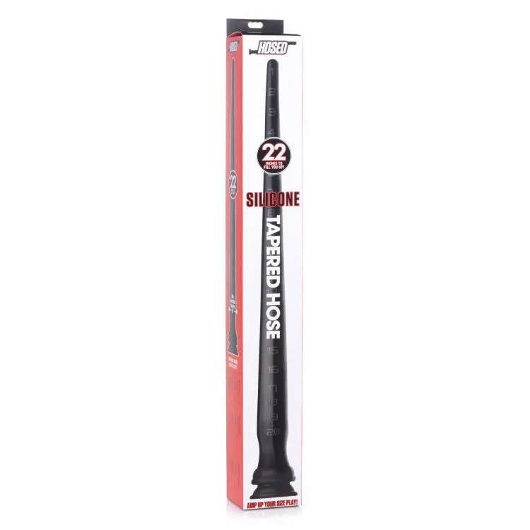 Silicone Tapered Anal Hose - 22 Inch