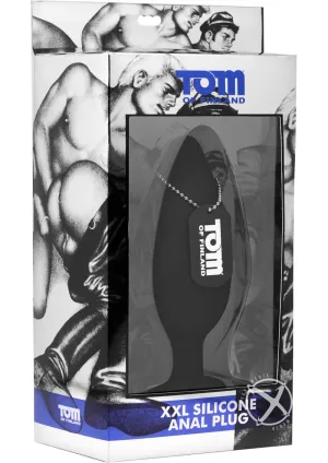 Tof Xxl Silicone Anal Plug Black