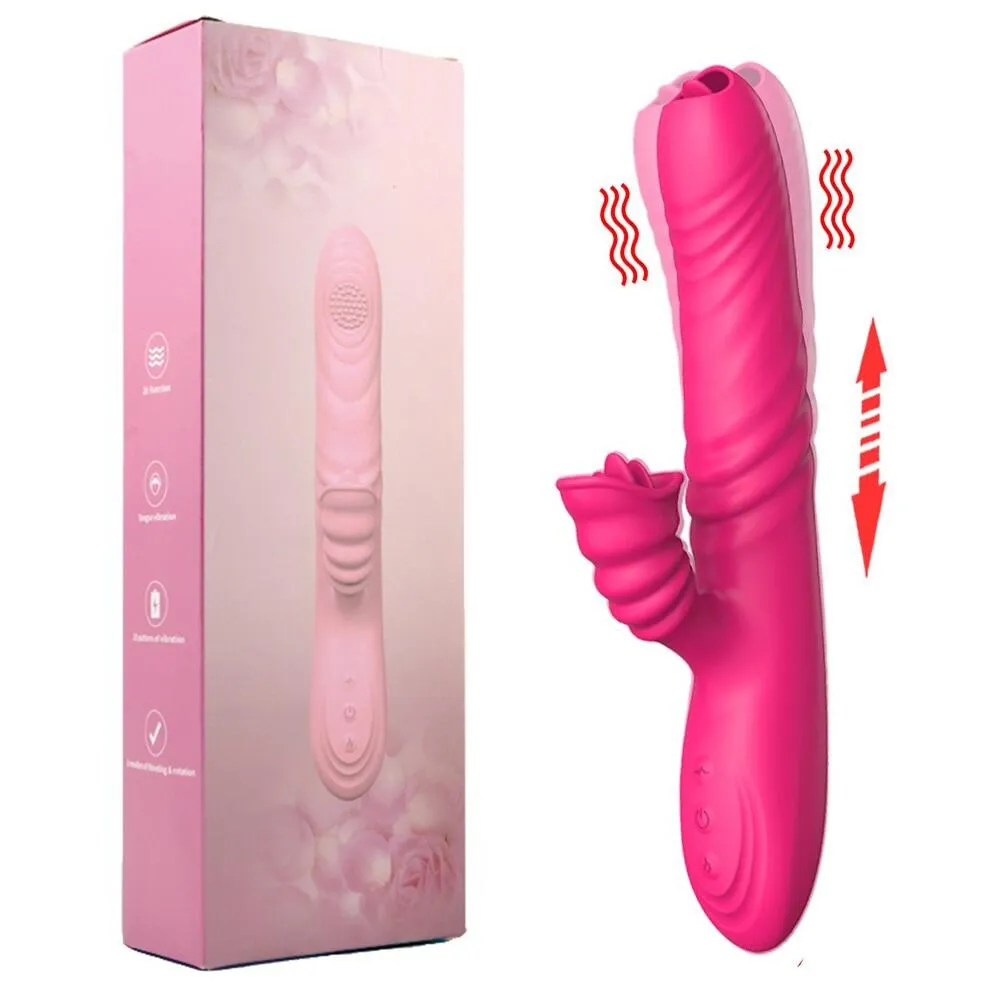 Tongue Rotating Thrusting Heating Sucking AV Wand