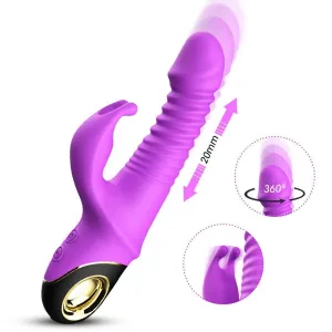 USK-V09 Thrusting Revolving Vibrating Rabbit Vibrator