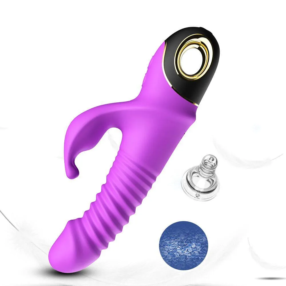 USK-V09 Thrusting Revolving Vibrating Rabbit Vibrator
