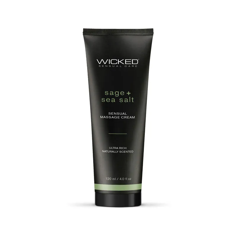 Wicked SAGE   SEA SALT Sensual Massage Cream