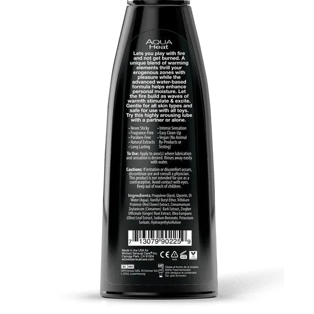 Wicked - Sensual Care Aqua Heat Warming Water Based Intimate Lubricant