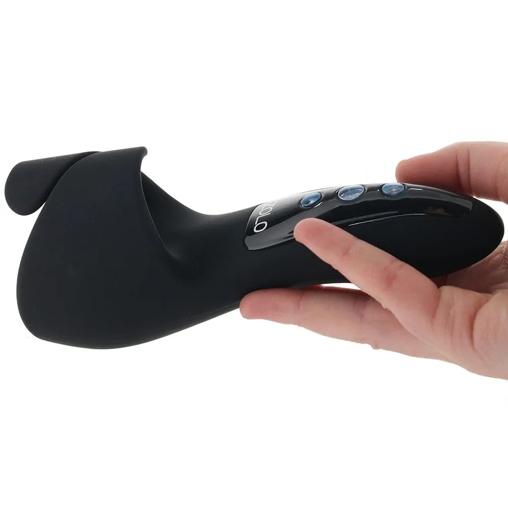 Zolo - Edgemaster Squeezable Vibrating Masturbator (Black)